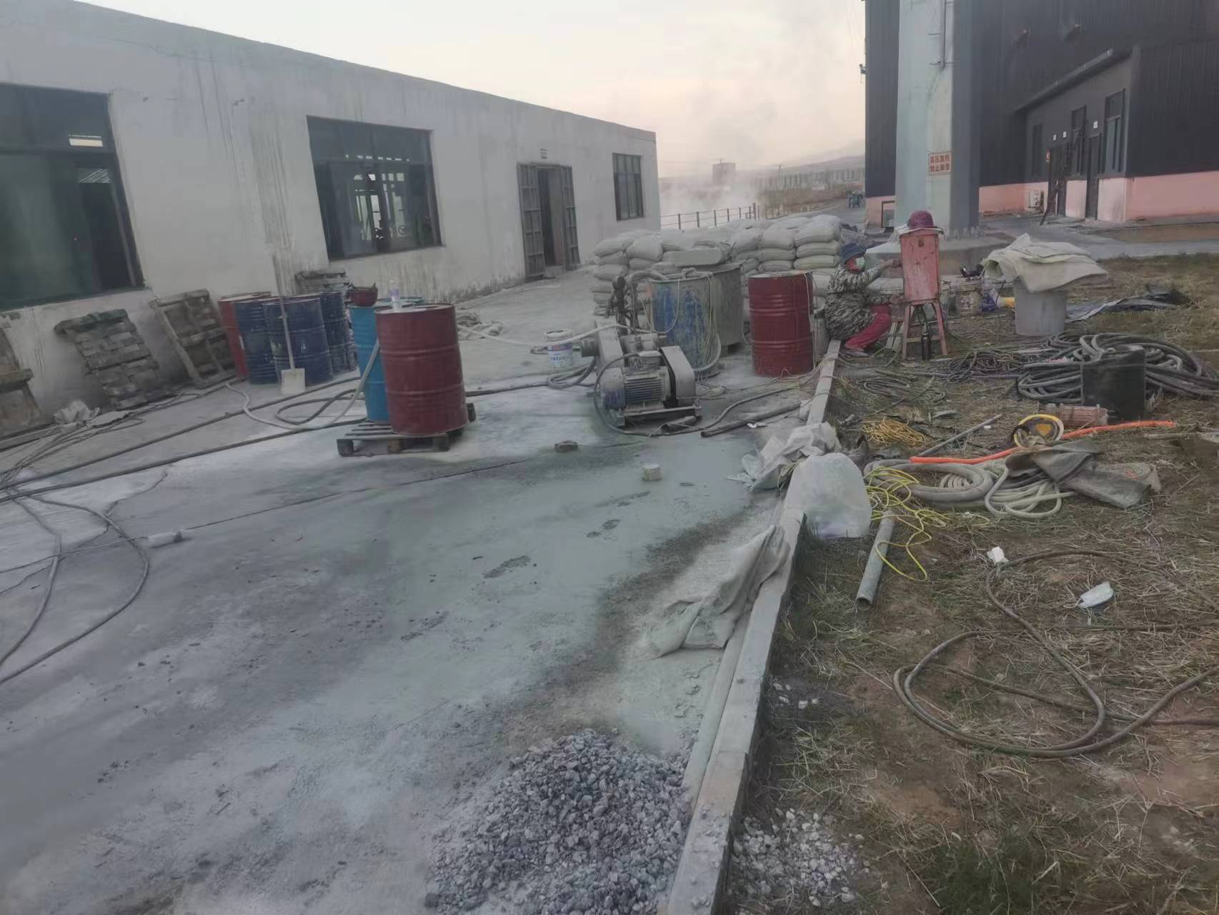 昭平厂房地基沉降注浆
