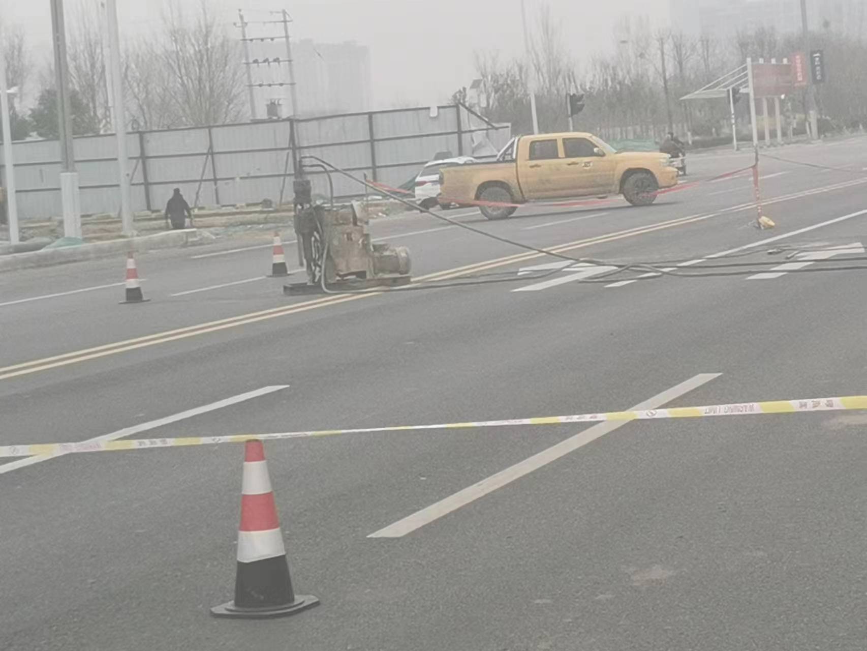 昭平公路路基沉陷注浆